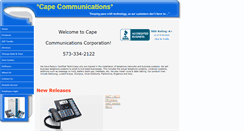 Desktop Screenshot of capecomm.biz